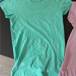 Two lululemon work out shirts